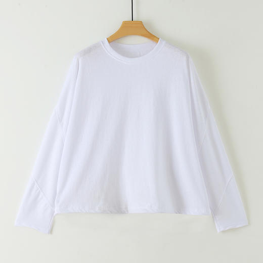 weyo女士夏季休闲麻棉轻薄空调衫圆领宽松罩衫880044 商品图1