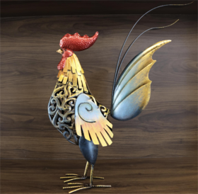铁艺公鸡