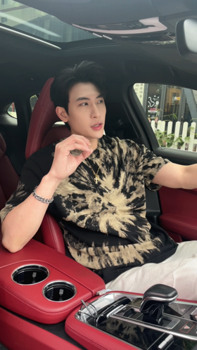 T99夏季新款男士时尚流行螺旋扎染高街潮短袖t恤休闲水墨宽松复古