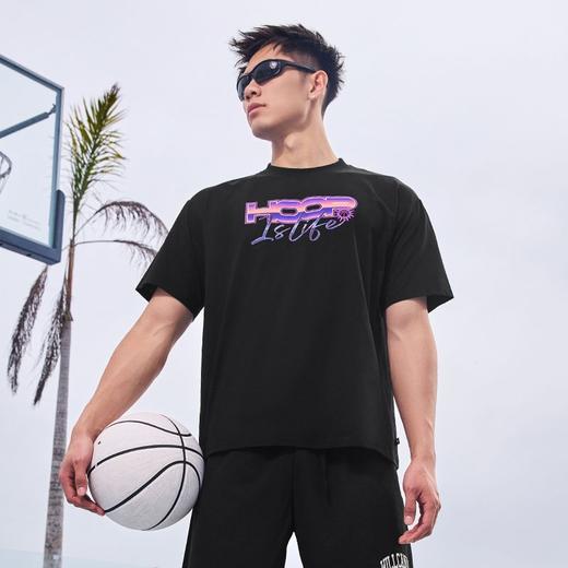 有志者UZIS 美式运动短袖男夏季新款宽松透气复古休闲圆领T恤迷幻 商品图2