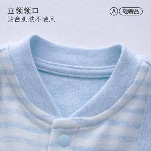 卓儿新生儿舒棉绒爬爬服宝宝保暖连体衣 商品图2