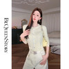 余潇潇【随性时光】2025春装新款舒适冰爽丝纱线定制扣子圆领针织衫 商品缩略图2