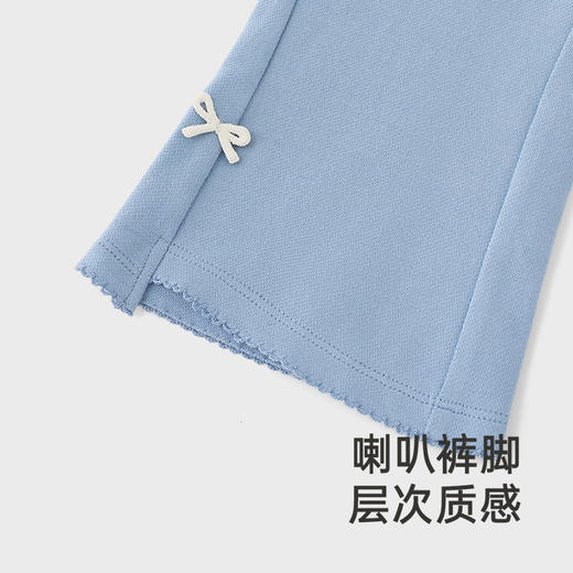 【商场同款】英氏儿童牛仔裤夏季休闲长裤女童微喇叭裤子2025新款 商品图2