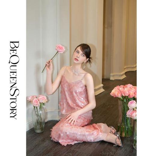 余潇潇【星露千金】2025春装新款时尚气质亮片设计上衣&裙子套装女 商品图2