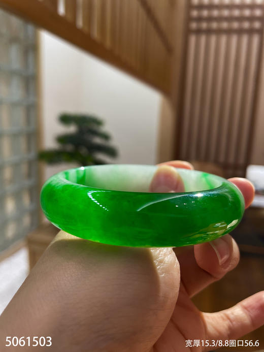 冰飘翠福镯【5061503】圈口56.6~具体价格微信咨询 商品图8