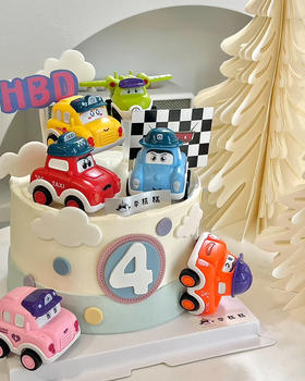 汽车男孩周岁蛋糕