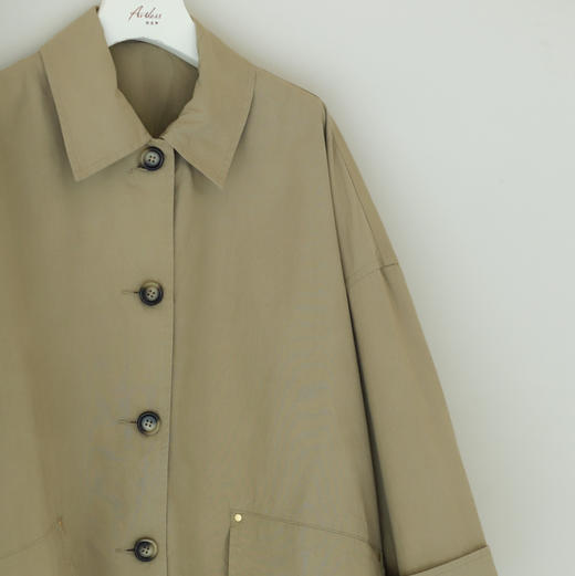 两色中长款风衣 商品图5