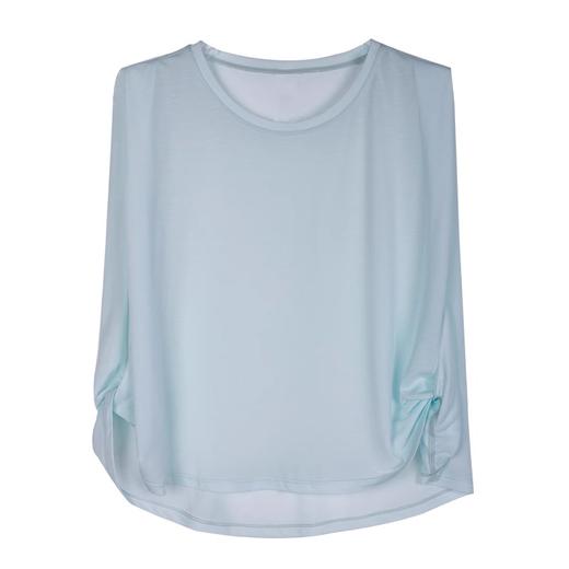 跃牌【周游世界系列】2025春夏新品天丝莱赛尔轻薄运动上衣吸湿速干宽松健身服TP0826 商品图4