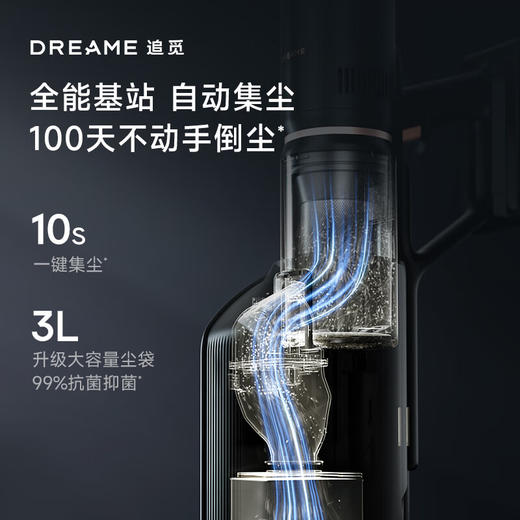 追觅自集尘吸尘器Z20 Station增强版 家用无线手持 200AW大吸力 长续航 90天免打理 除螨仪懒人神器 商品图1