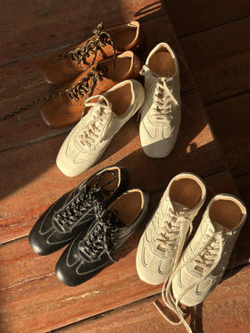 RIM RIM 聆里新款复古做旧运动四季穿搭设计师款薄底徳训鞋2480