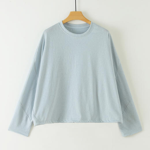 weyo女士夏季休闲麻棉轻薄空调衫圆领宽松罩衫880044 商品图0