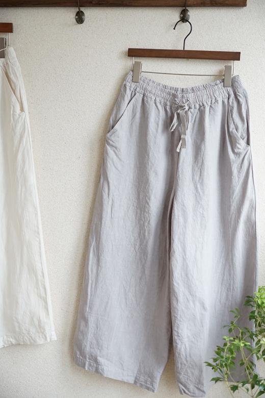 ROBE de PEAU 亚麻阔腿裤 商品图7