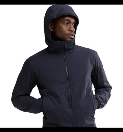 无标袅 AT0M阿瞳木 拉链连帽薄棉服 WT836 商品图3