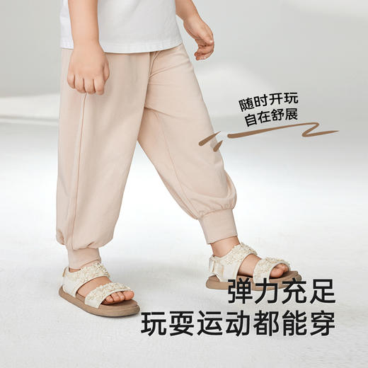 英氏童装亲子裤夏季防蚊裤儿童裤子一家三口休闲裤子透气百搭长裤 商品图3