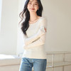 VICTORIA&VERA女装春季“内搭伴侣”简约气质肩部半透小性感修身针织衫 商品缩略图5