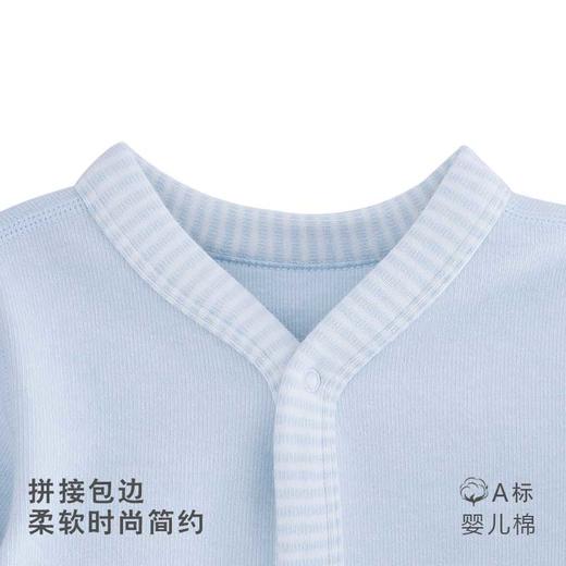 [厚款打底套装]卓儿新生儿宝宝打底衫长袖对襟套装睡衣婴幼儿家居服 商品图1