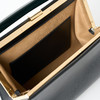 ROMI STUDIO“复古优雅”100%牛皮复古黑金顶部手柄手提包 24SSB217 商品缩略图4