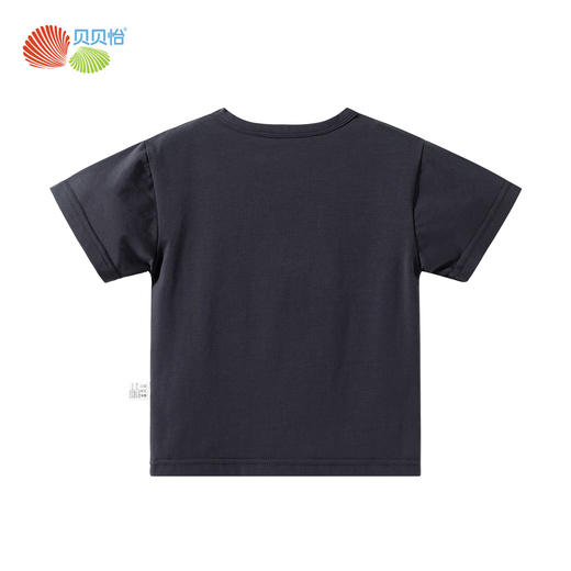 ZB2ES002夏季新款25年男童短袖T恤卡通满印宽松上衣凉感透气T恤冰感上衣 商品图5