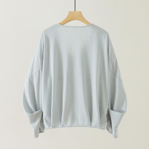 weyo夏季女款宽松休闲麻棉轻薄开衫空调衫880046 商品图2