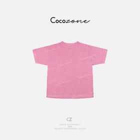 COCO ZONE 2025美式简约宽松圆领短袖T恤CD1A0485