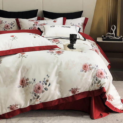 100支数码印花长绒棉四件套 商品图1