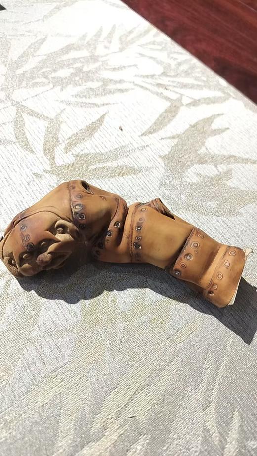 竹异形人物小摆件11.5*5cm 商品图0