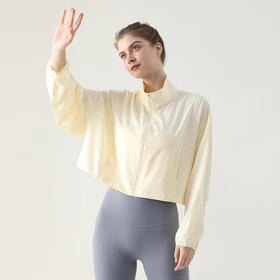 【100元任选2件】跃牌立领凉感户外长袖宽松休闲短款防晒外套WT1528（浙江仓）（活动产品，收货7天内支持调换、不退款）