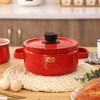 【FUJIHORO 富士珐琅】纯色系列珐琅汤锅 商品缩略图0