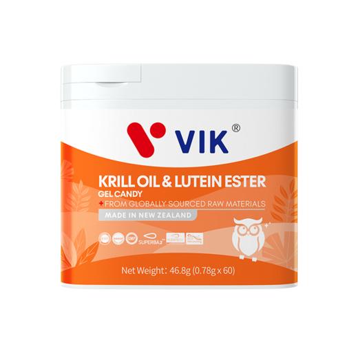 VikReal磷虾油叶黄素酯凝胶糖果 新西兰原装进口 每天一粒 呵护双眼 商品图4