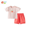 贝贝怡【凉感短袖套装】夏季新款女童冰感T恤+宽松透气短裤运动休闲套装ZB2ET004 商品缩略图6