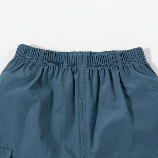 贝贝怡【撞色条纹冰感套装】2025夏季男童凉感短袖T恤吸湿透气短裤套装ZB2ET010 商品图8