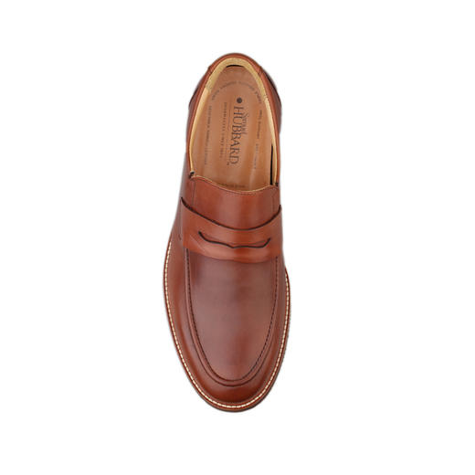 限时特价——葡萄牙原产手工制作高品质超舒适男士好运乐福鞋黄褐色M2180（超轻款） 商品图5