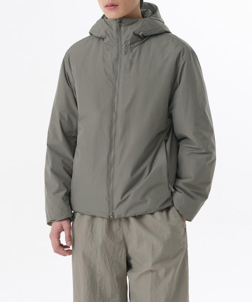 无标袅 AT0M阿瞳木 拉链连帽薄棉服 WT836 商品图1