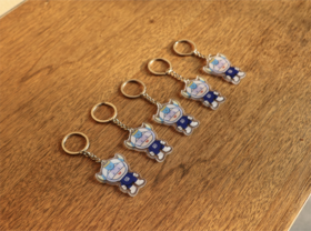 钢宝亚克力钥匙扣（大）×2