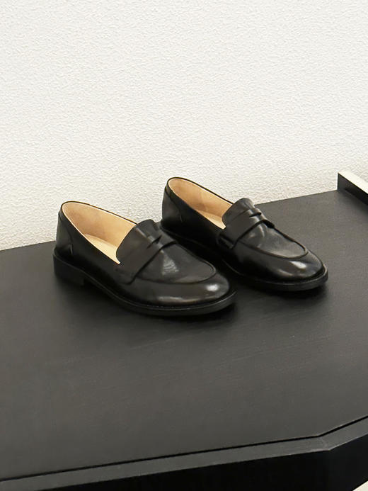 【品牌直发】RIM RIM新款塑型马皮鞋复古英伦风小皮鞋一脚蹬乐福鞋2392 商品图7