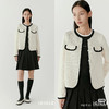 310-2 独家圆正 小禾 黑白撞色口袋开衫 商品缩略图11