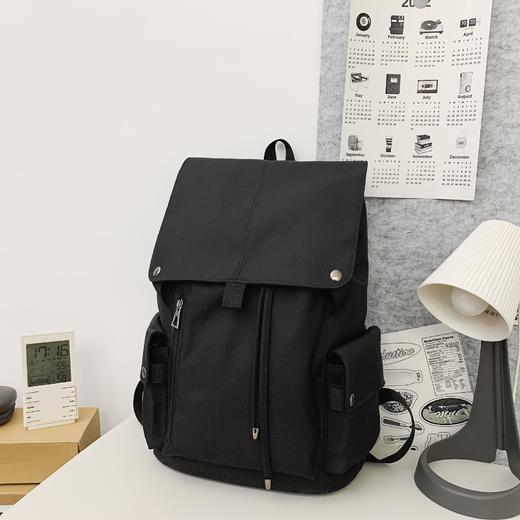 新款日系时尚轻便双肩包百搭包大容量简约通勤背包 商品图1