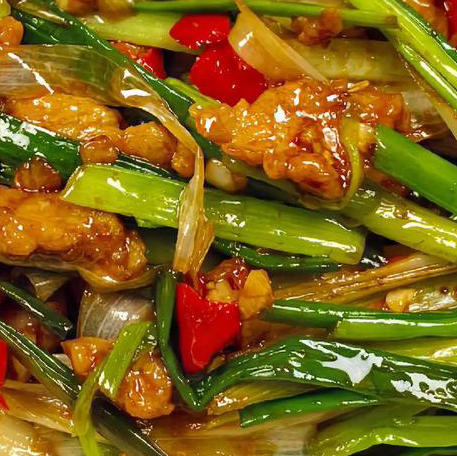 荞头炒土猪肉 商品图0