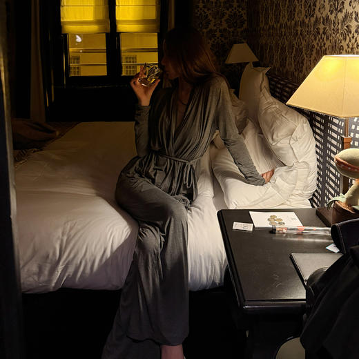 ROMI STUDIO“裸肤挚爱”莫代尔棉丝滑软糯居家宽松睡裤 RWBWXH1720 商品图3