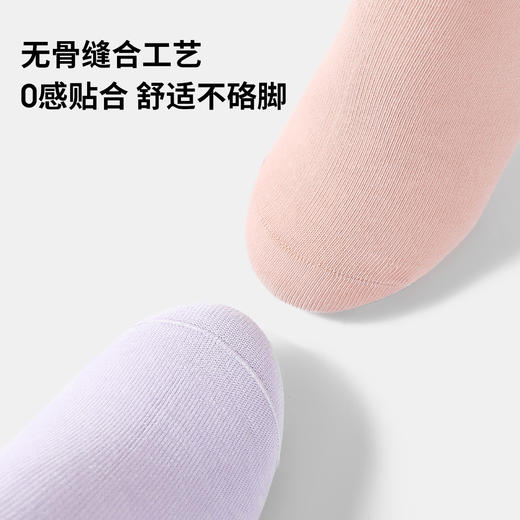 【5双装】【L-XL】【可可鸭】女童亲肤透气中筒袜 商品图4