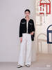 310-2 独家圆正 小禾 黑白撞色口袋开衫 商品缩略图6