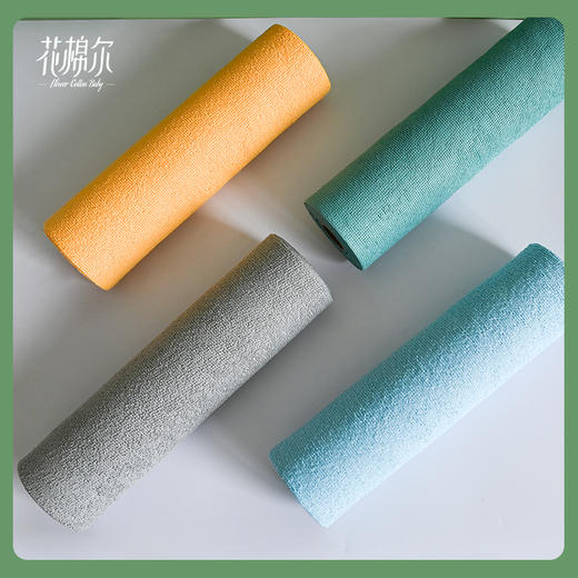 🌸花棉尔一次性毛巾 | 家庭用周抛干湿两用 · 洗碗布抹布  · 强力吸水吸油 · 去污不掉絮百洁布 商品图4