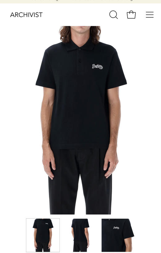 B.B 丝光弹力珠地棉翻领短袖T恤 TX397 商品图1