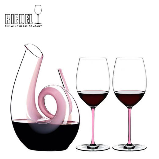奥地利RIEDEL粉色螺旋手工水晶创意醒酒器分酒器进口高颜值礼物 商品图2