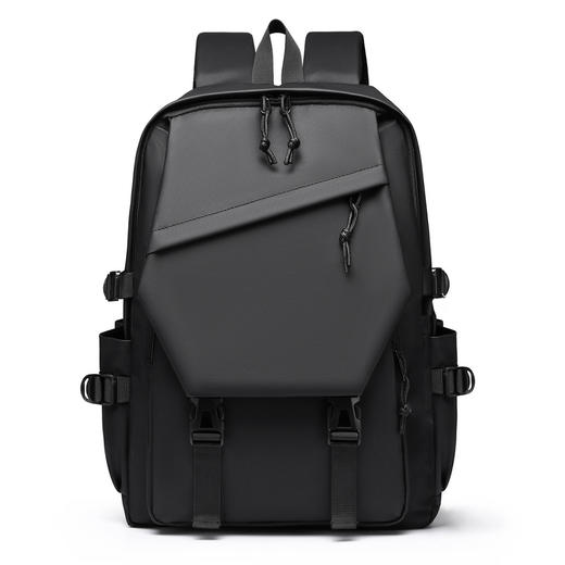 新款大容量笔记本电脑包多功能轻便旅行背包男女简约双肩包 商品图0