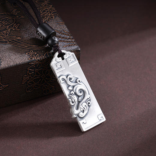 子佩集S999银【龙凤游鸣】套链【CD0269-1】纯银仿古项链-凤2502 商品图1