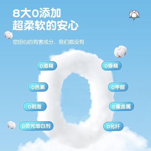 🌸花棉尔超柔全棉柔巾60抽 | 家庭装一次性抽取式・甄选优质全棉 · 母婴学生皆适宜👶🏻干湿两用吸水强💕・柔软亲肤不掉毛✌🏻 商品图2