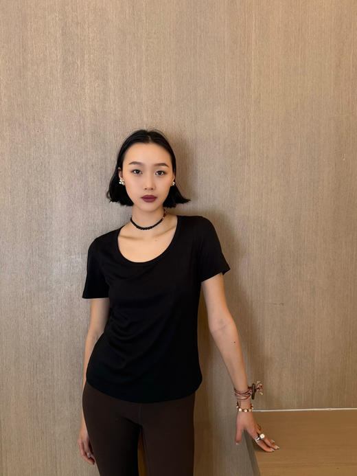 【双面人生】噢蜜ooomeooo正反两穿芭蕾舞高弹T 商品图7