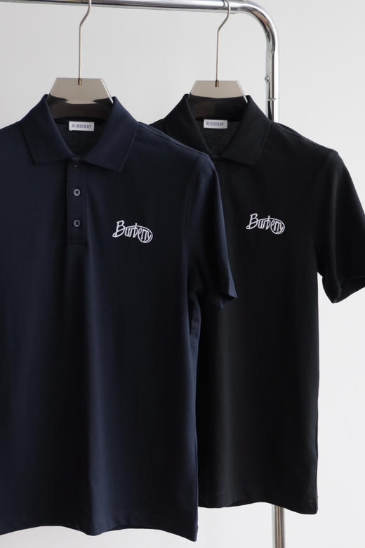 B.B 丝光弹力珠地棉翻领短袖T恤 TX397 商品图3