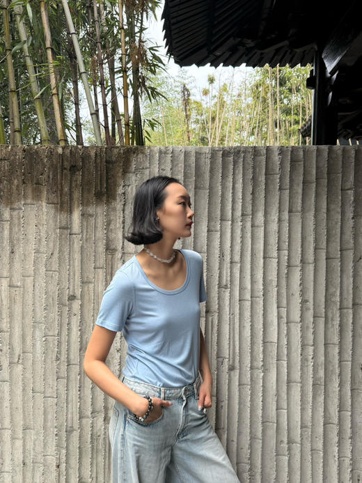 【双面人生】噢蜜ooomeooo正反两穿芭蕾舞高弹T 商品图3